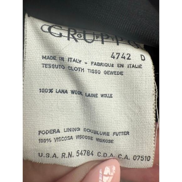 Valentino Garavani Miss V Vintage Blazer Size 12 black - Picture 6 of 9